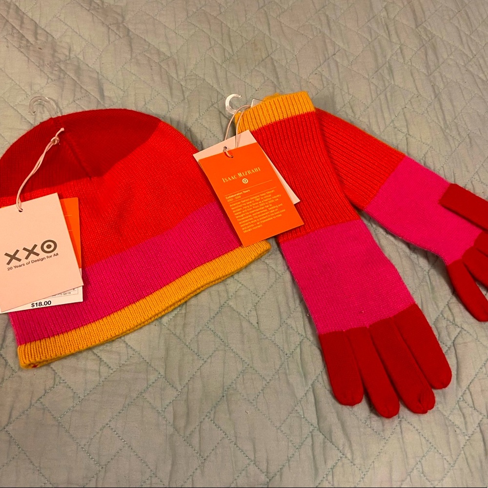 Cashmere Hat and Glove set